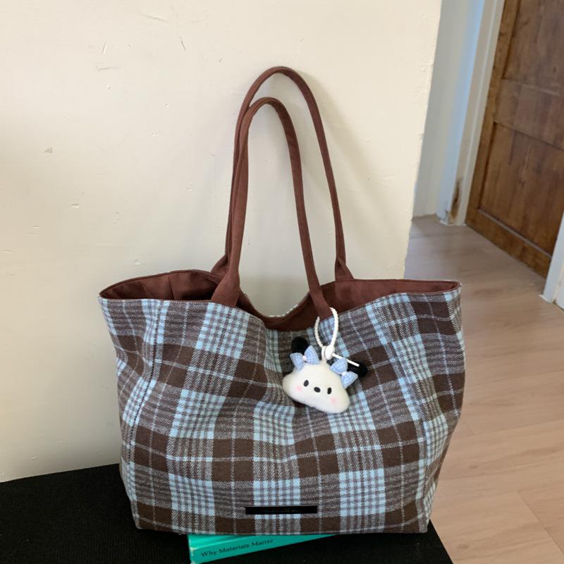 British-style Double Bread, Large-capacity, Laid-back Tote Bag