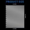 50 Piece Clear Sheet Protectors Page Protectors 8.5 X 11 Clear Binder Sheet Protectors Discbound Sheet Protectors for Discbound Holds Letter Size