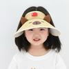 Summer Outdoor Children's Empty Top Hat Summer Boy's Sun Hat Outdoor Face Covering Sun Hat Big Brim Sun Protection Cool Hat
