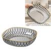 Fruit Bowl Light Luxury Plastic Round Candy Fruit Nut Snack Plate for Living Room Coffee Table
