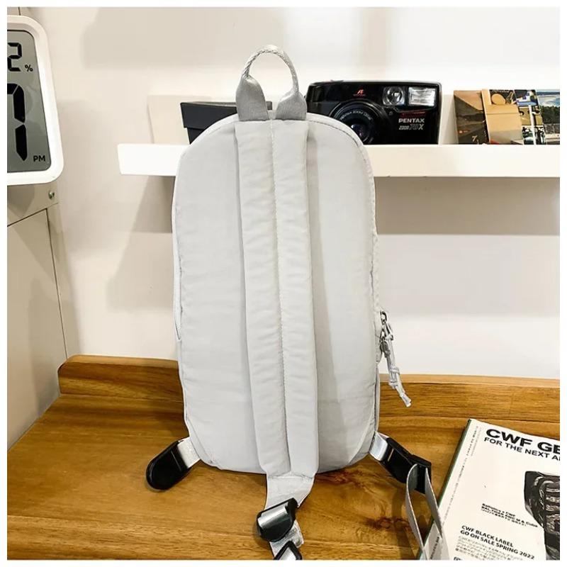 Light Multi-pocket Men's Crossbody Chest Bag Casual Nyl Waterproof Female Handbags Outdoor Sports Portable Women Shoulder Bags