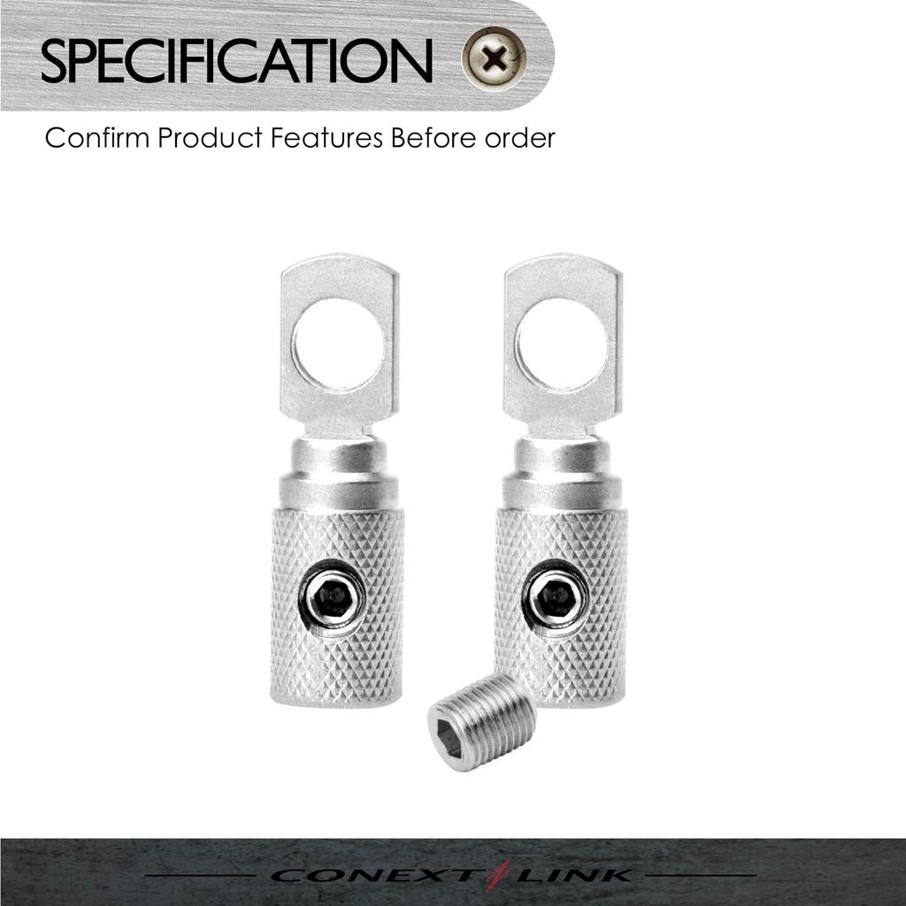 Conext Link RT8N-2 Set of 2 Screw Ring Terminals Nickel