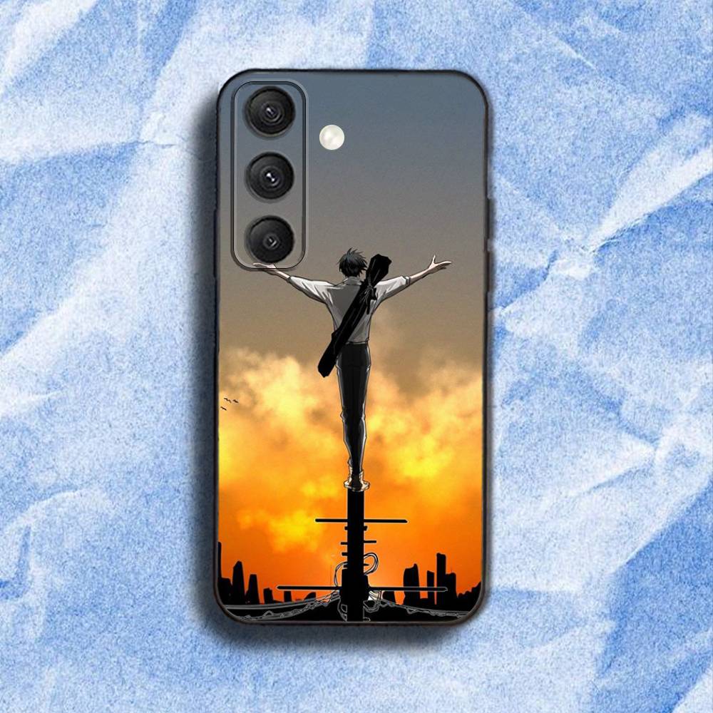 O-Okkotsu YutaS Phone Case For Samsung S 25,24,23,22,30,21,10,9,Ultra,Plus,Lite,FE,4,5G Black Soft Case