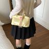 New Product Simple Niche Casual High-quality Texture Portable Bucket Bag Women's Versatile Commuter Solid Color Messenger Bag