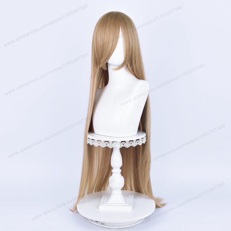 Anime 100Cm Long Staight Cosplay Synthetic Wig Black White Red Pink Brown Gold Blue Women Heat Resistant Hair High Quality Wigs