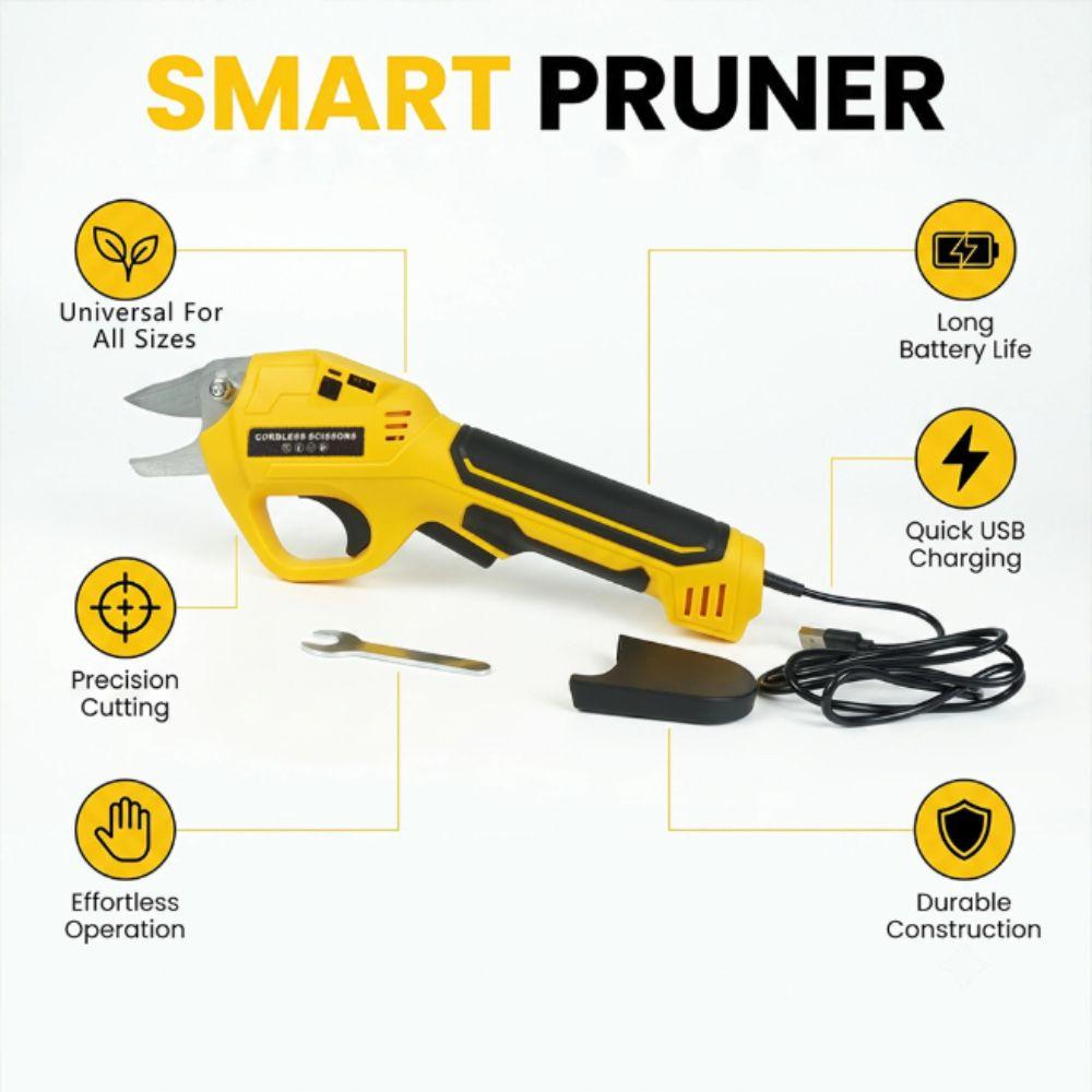 Rechargeable Electric Pruner Li‑ion Battery Garden Trimmer Electric Pruning Shears  Garden