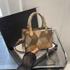 New Women's Design Sense Small Square Bag Fashion Trend High Quality Single Shoulder Crossbody Bag Patchwrok Handbag KTY