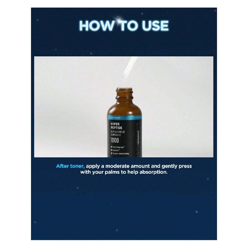 WELLAGE Hiper Peptydowa Ampułka Botuleedle 50ml, Koreańskie Serum Przeciwstarzeniowe z Infuzowanym Peptydem, Wysoka Czystość Kwasu Hialuronowego, PDRN, Pantenol,