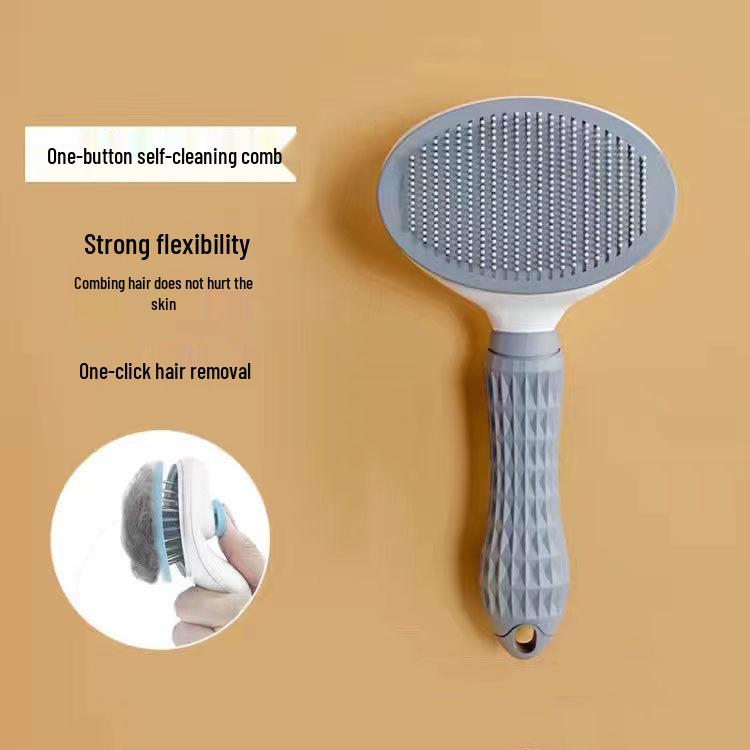Automatic Shedding Pet Comb: One-Click Hair Removal & Styling for Cats and Dogs