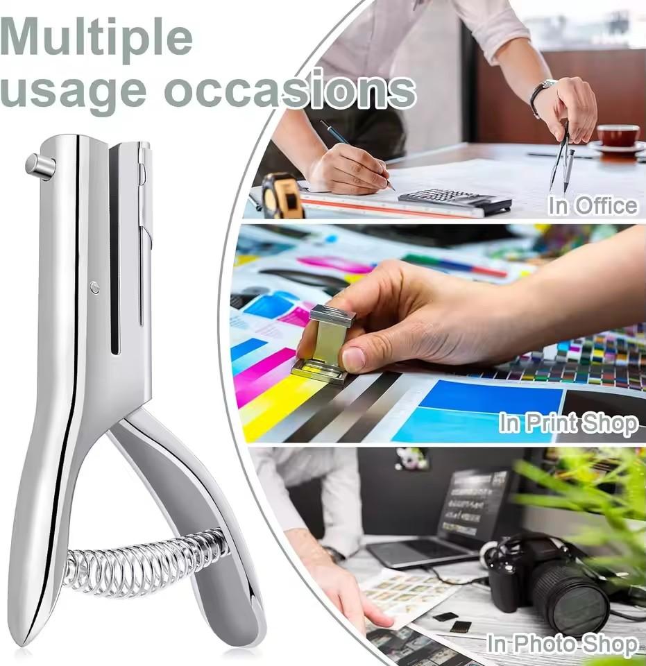 Hole Punch,Single Hole Punch Heavy Duty Hole Punches Paper Punch Portable Hand Held Long Hole Punch Small Hole Puncher Single