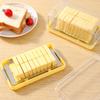 Convenient Butter Cutting and Storage Container Butter Dish with Lid Plastic Butter Container Suitable for Butter