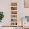 VidaXL Bookcase 50x35x183 Cm Solid Pine Wood 821719