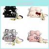 Hello Kitty Cartoon Mini Mädchen Umhängetasche Aus Wasserdichtem PU-Material Für Den Täglichen Gebrauch