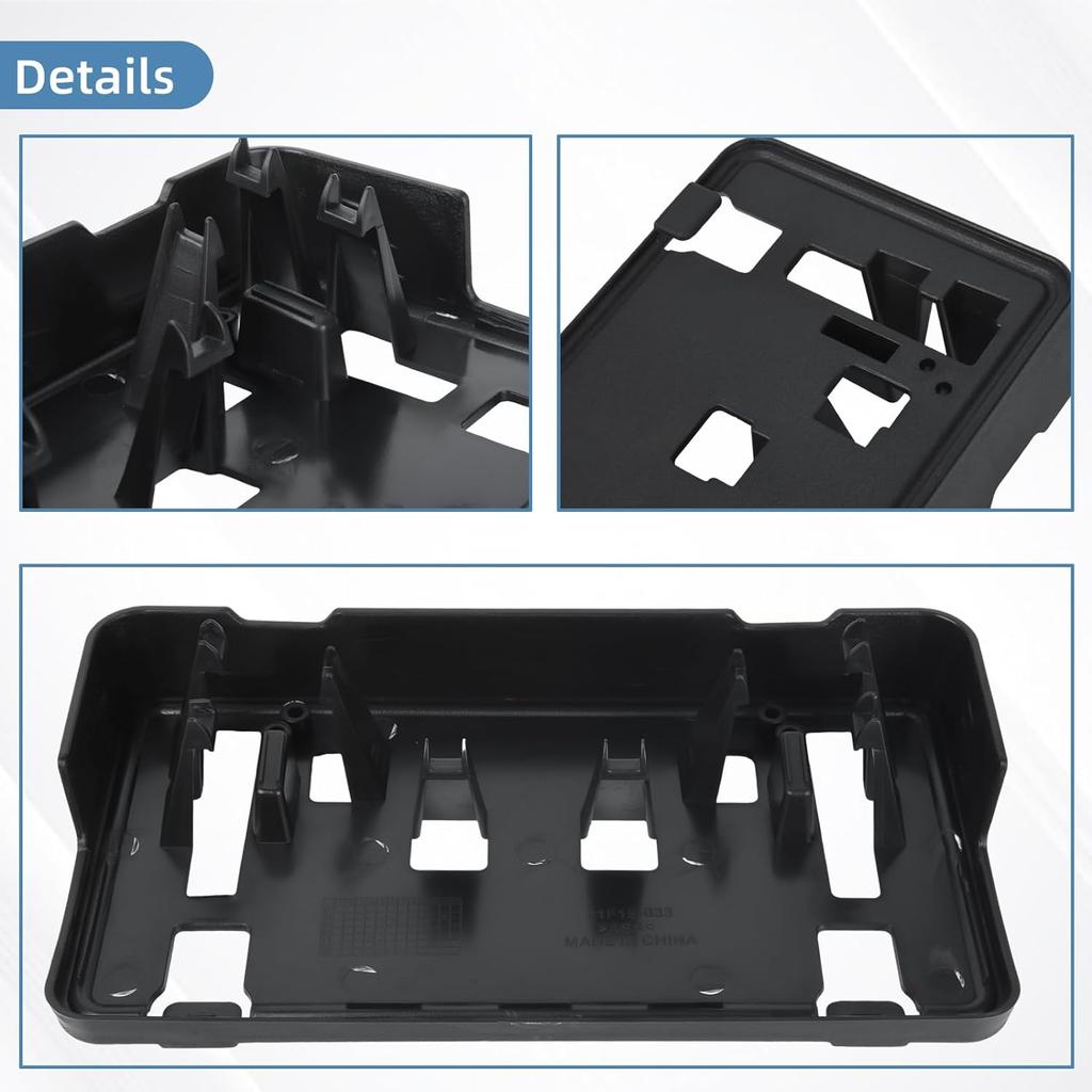 License Plate Frame For Ford F150 2021 2024 2024 Front Bumper License Plate Bracket Holder 2.7L 3.0L 3.5L V6 ML3Z-17A385-BB