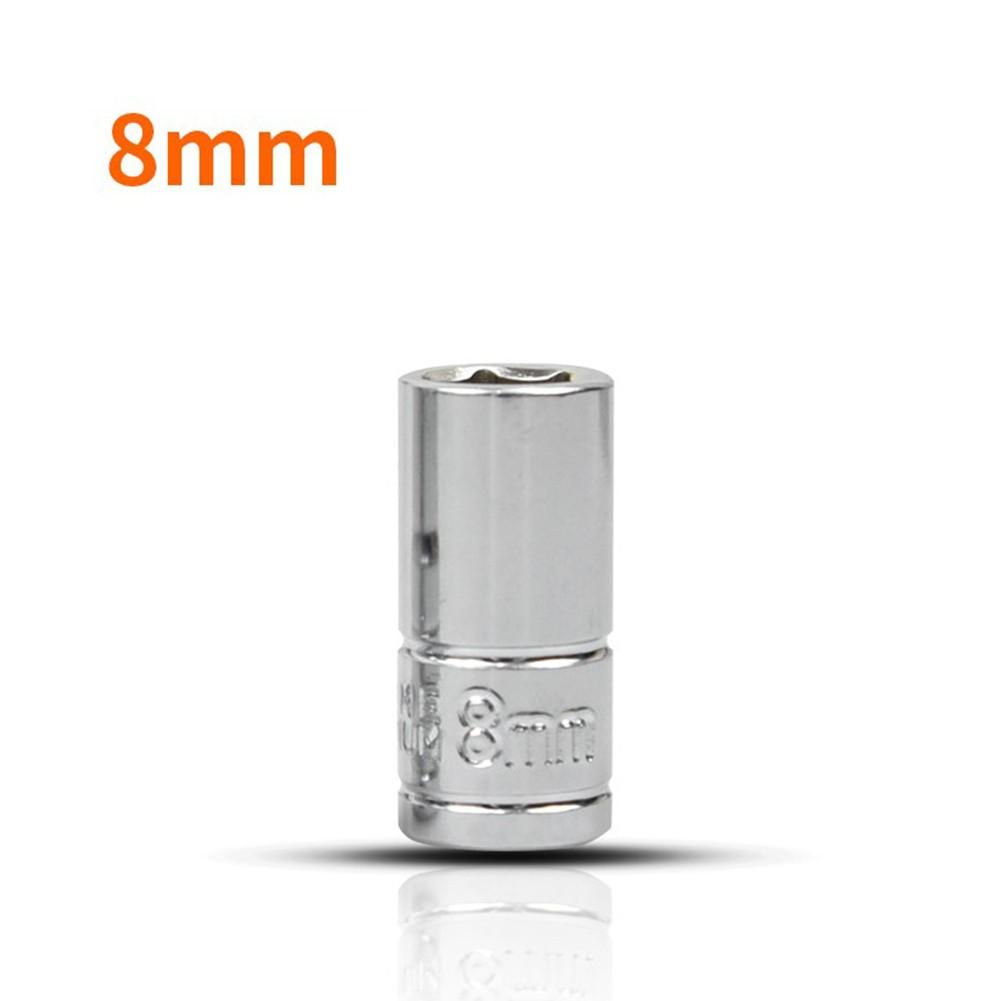 Slotted Ratchet Lock Design 14 Socket Wrench Head Sleeve for Secure Grip 1pc