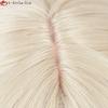 Scalp Azusawa Kohane Cosplay Wig 43cm Light Linen With Double Tail Heat Resistant Synthetic Wigs + Wig Cap