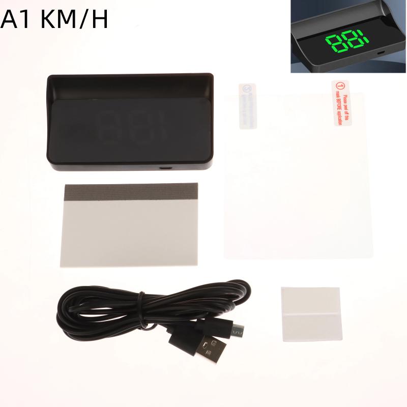 

Автомобільний Універсальний HUD Head Up Display Цифровий Спідометр Проектор Км/год Милі/год Великий Шрифт Відображувач Швидкості Авто Електронна Частина A1