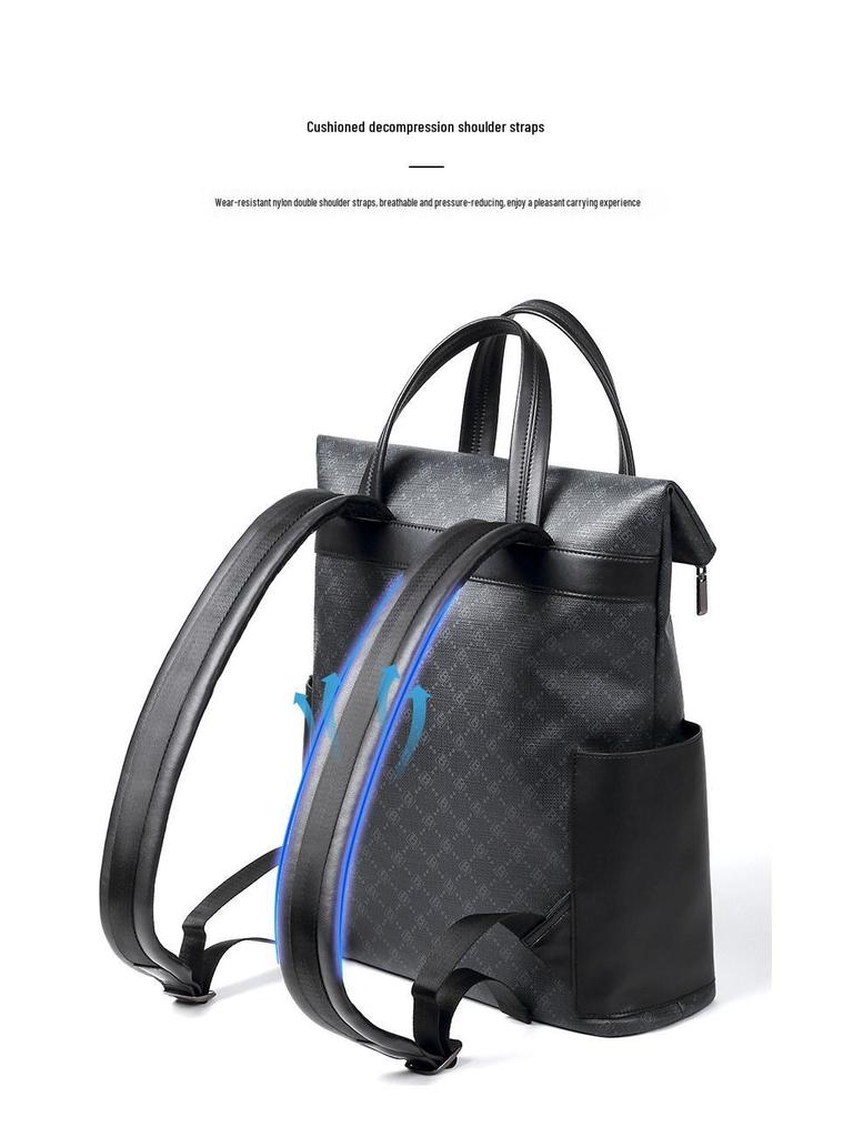 Men's Fashion Lightweight 15.6" Laptop Backpack with Large Capacity and Printed Design