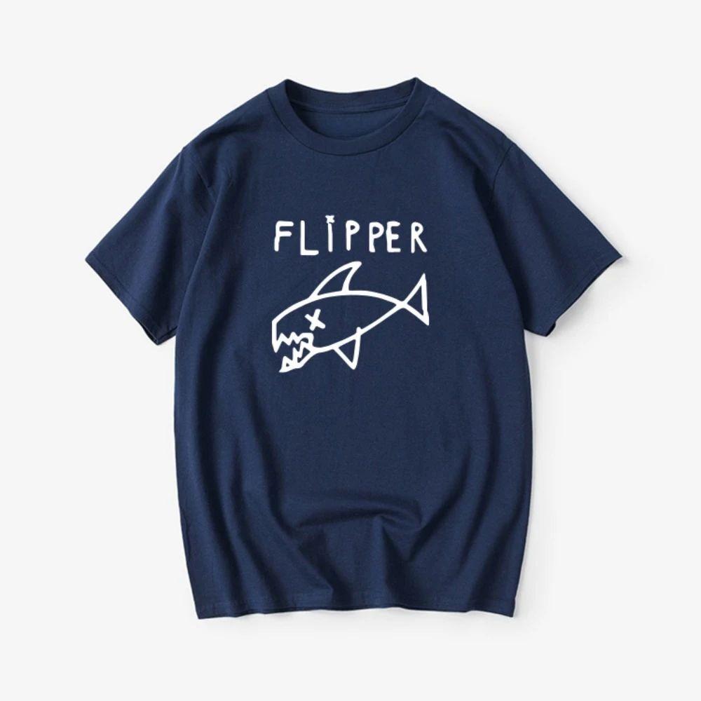 2025 Nirvana Band Flipper Kurt Cobain Rock Punk Bawełniana Koszulka Krótki Rękaw Nowa Męska i Damska Okrągły Dekolt Top Moda