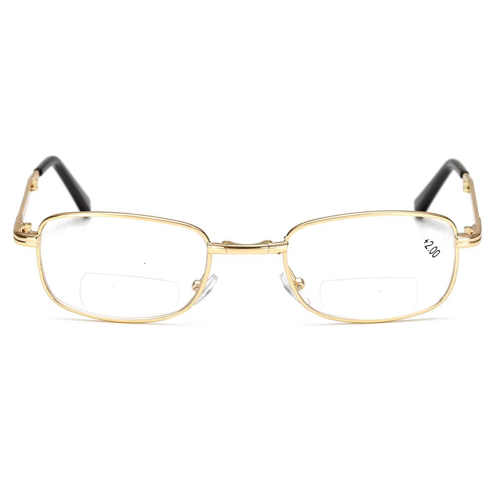 Foldable Reading Glasses Men +1 0 to +4 0 Portable Presbyopia Glasses with Case Lightweight Eyewear