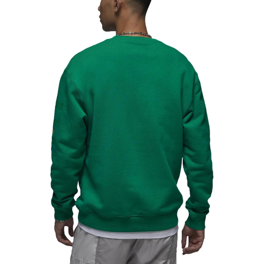Jordan Sweatshirts Men's Green Crew Neck Moderate Regular FB7658-365