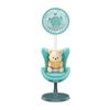 Rechargeable Battery USB Rechargeable Mini Fan Bright Color Schemes Gentle Sound Small Cooling Fan Soft Airflow Compact Size