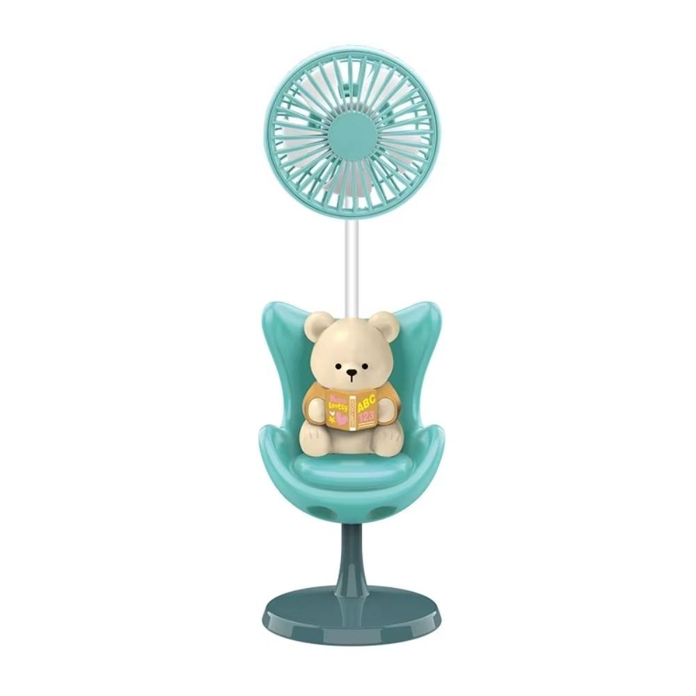 Rechargeable Battery USB Rechargeable Mini Fan Soft Airflow Small Cooling Fan Dressing Tables