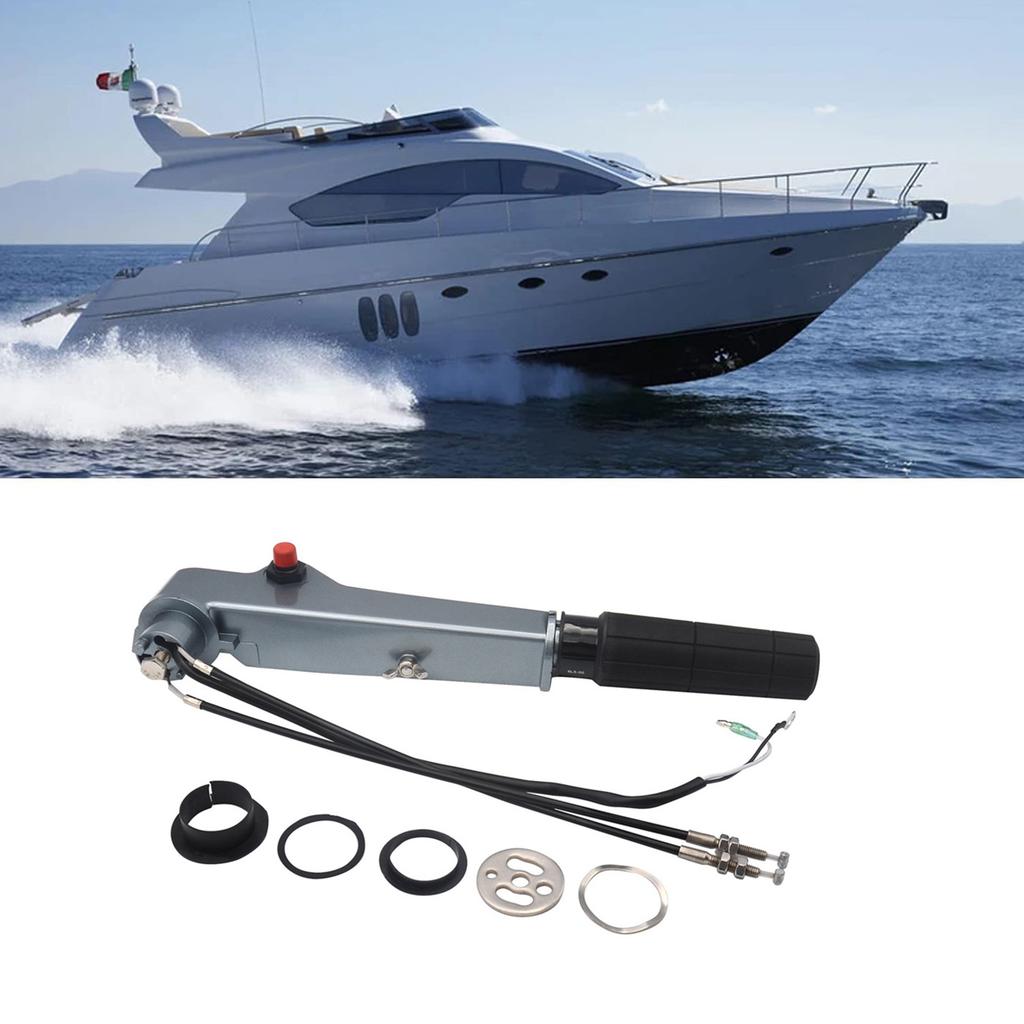 Mâner Extensie Timonă Motor Outboard 63V-42111-01-4D pentru 9.9CP 13.5CP 15CP 18CP Mâner Extensie Instalare Ușoară