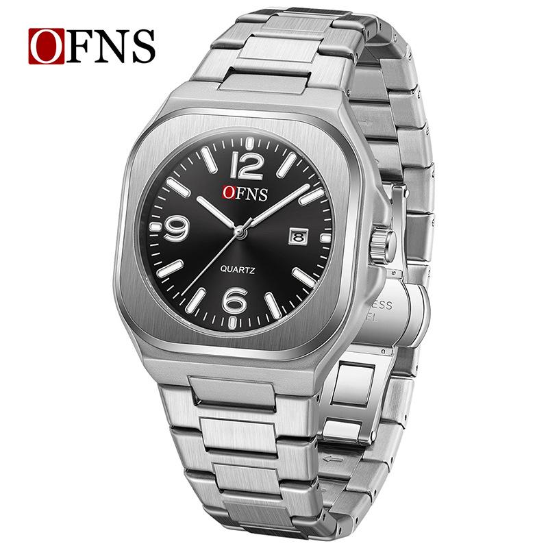 Ofns Men's Waterproof Business Watch, Bestseller, Square/Round Dial, Classic Single Calendar