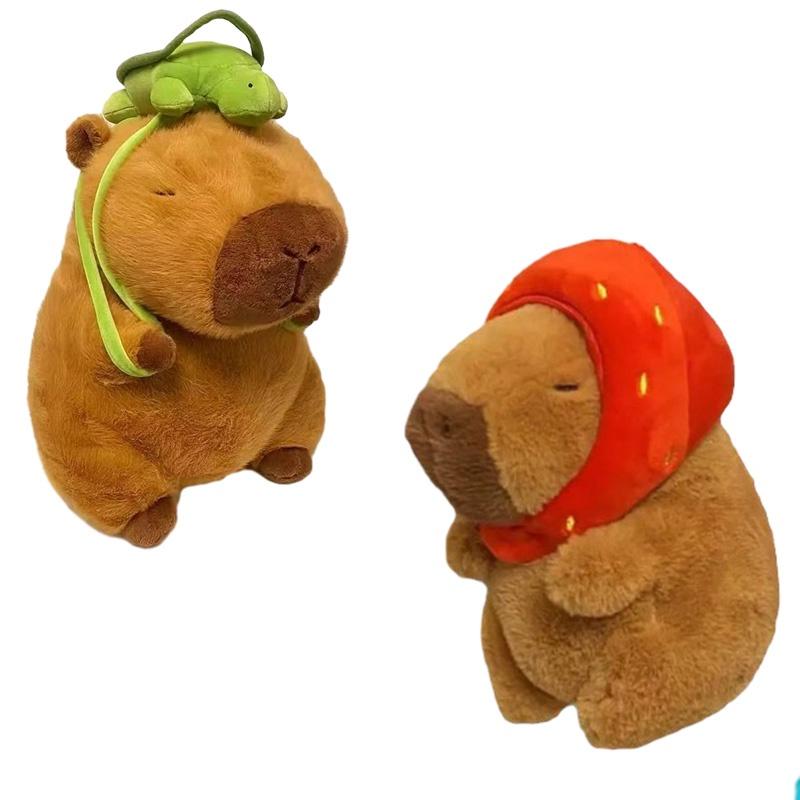 Adorable Capybara Plush Toy Pp Cotton Stuffed Animal Short Plush Water Rat Category 45cm