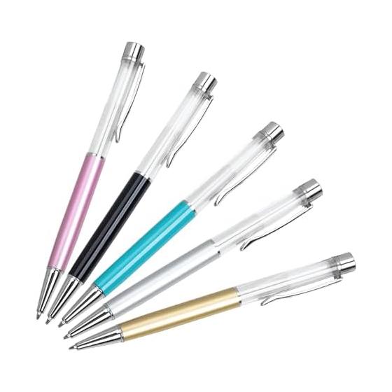 ADOFUN DIY Herbarium Ballpoint Pen Kit - 5 Color Set, Handmade Craft Supplies for Beginners, Women, Gifts, Birthdays, Anniversaries. Features a