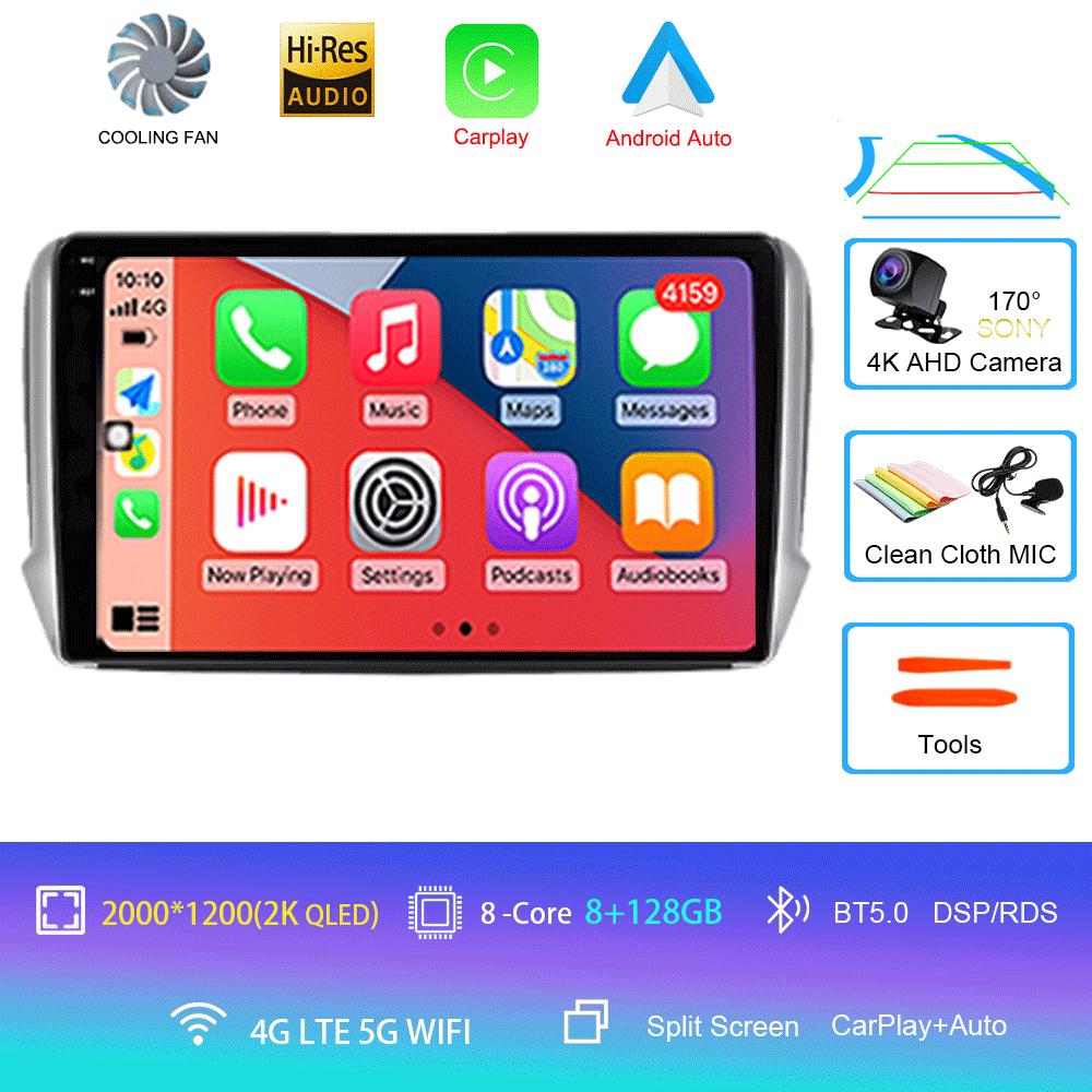 Android 14 For Peugeot 2008 208 Series 2012 2013 2014 2015 - 2018 Multimedia Stereo Car GPS Player Navigation Radio Video Player