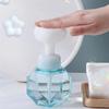 300ml Blume Form Schaum für Seifenspender Aufschäumflasche Kunststoff Klare Flasche Reise Duschgel Schaumpumpe Flasche für Badezimmer