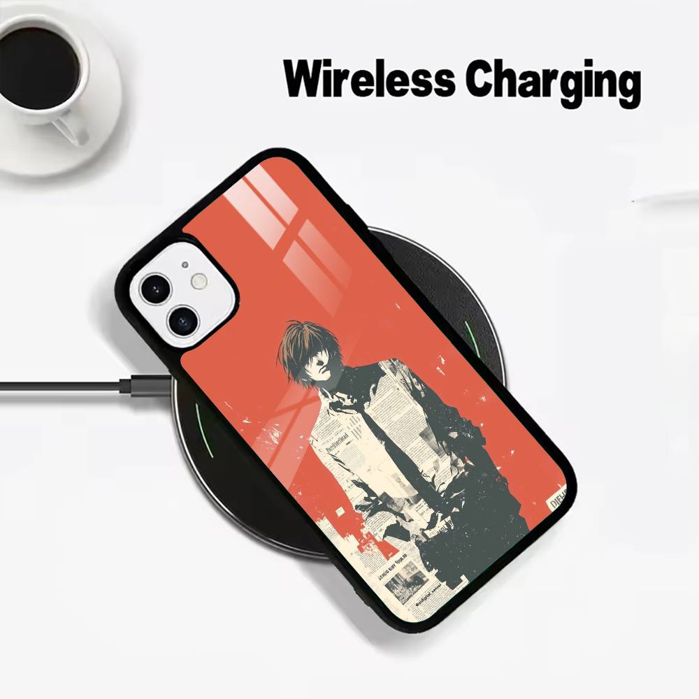 D-Death- Note- Classic Anime Wireless Charging Phone Case Compatible with iPhone 17/16/15/14/13/12/11