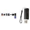 Multifunction USB 2.0 Micro SD TF MMC SDHC MS High Speed Memory Card Reader