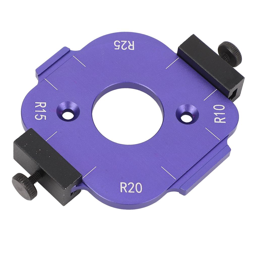 Round Corner Radius Template R10 R15 R20 R25 Anodized Aluminum Alloy Router Corner Jig for