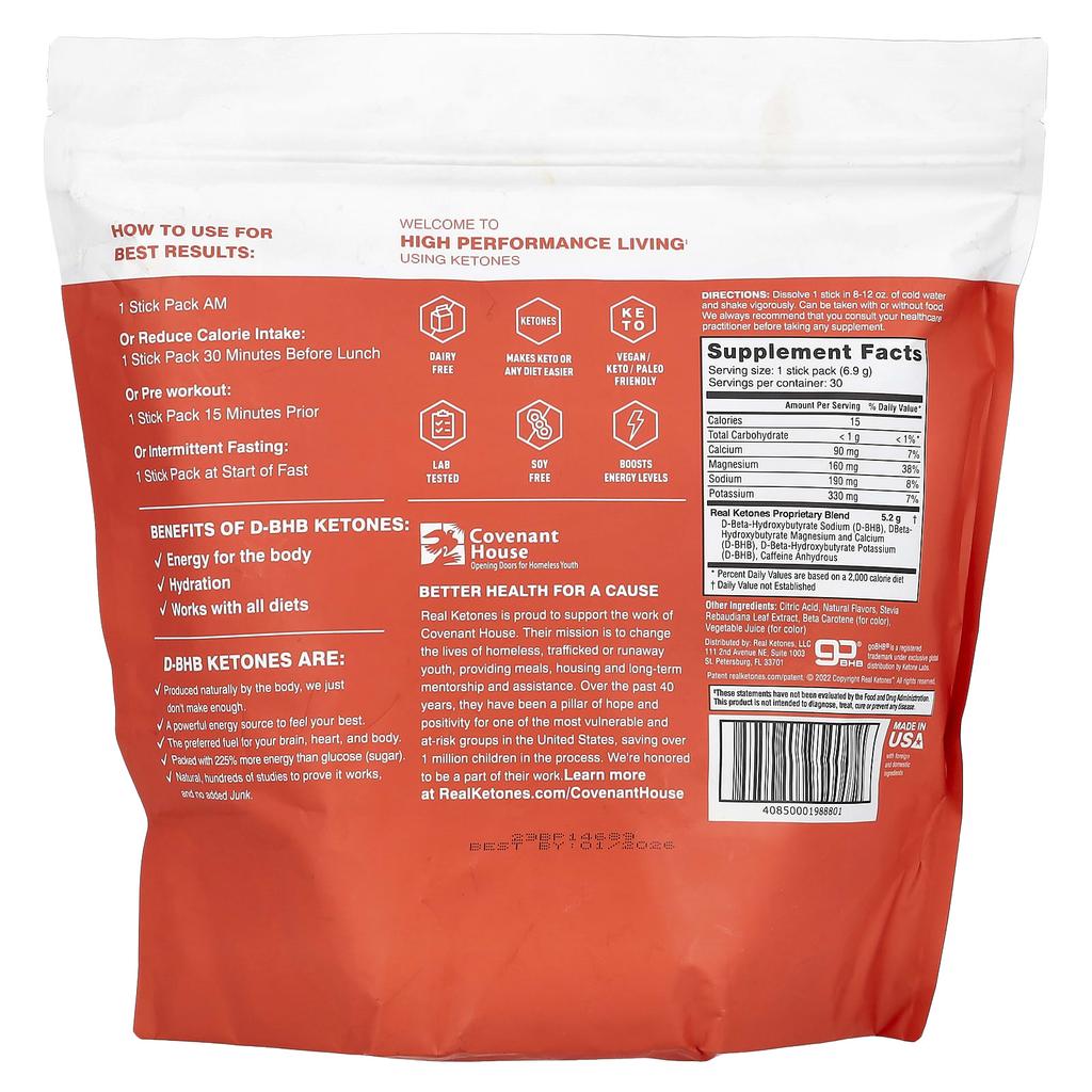 Shift, Caffeinated Peach, Drink Mix 30 Packets, 6.9G (0.24Oz) Each