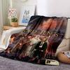 1pc Lord of the Rings Flannel Blanket Soft Warm Throw for Home, Office, Travel, All-Season Cozy Bedding GiftL1311