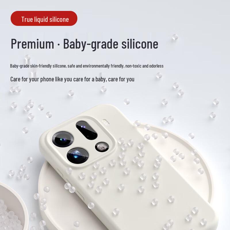 Prémiový tekutý silikonový obal na telefon pro OPPO Find X9/X9 Pro