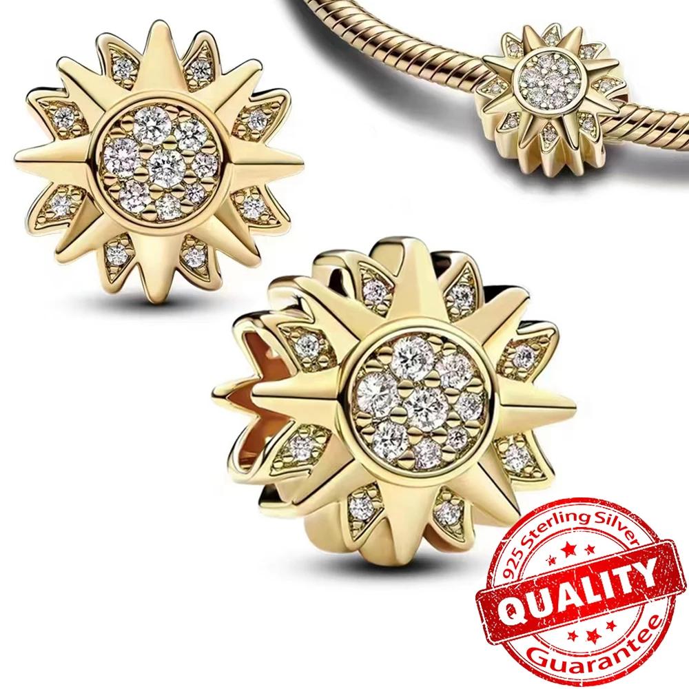 Splendido Ciondolo a Forma di Cappello di Laurea Stella Margherita Albero Genealogico Yin & Yang in Oro 14K Adatto per Bracciali di Marca Gioielli in Rame