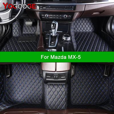 Tapis de Sol de Voiture Pour Mazda MX-5 3ème 2005-2014 Tapis Auto Pied Coche Accessoire