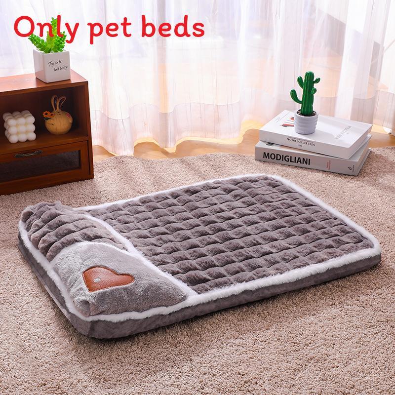 Pet Cozy Dog Bed With Thick Fabric For Winter Comfort And Relaxation