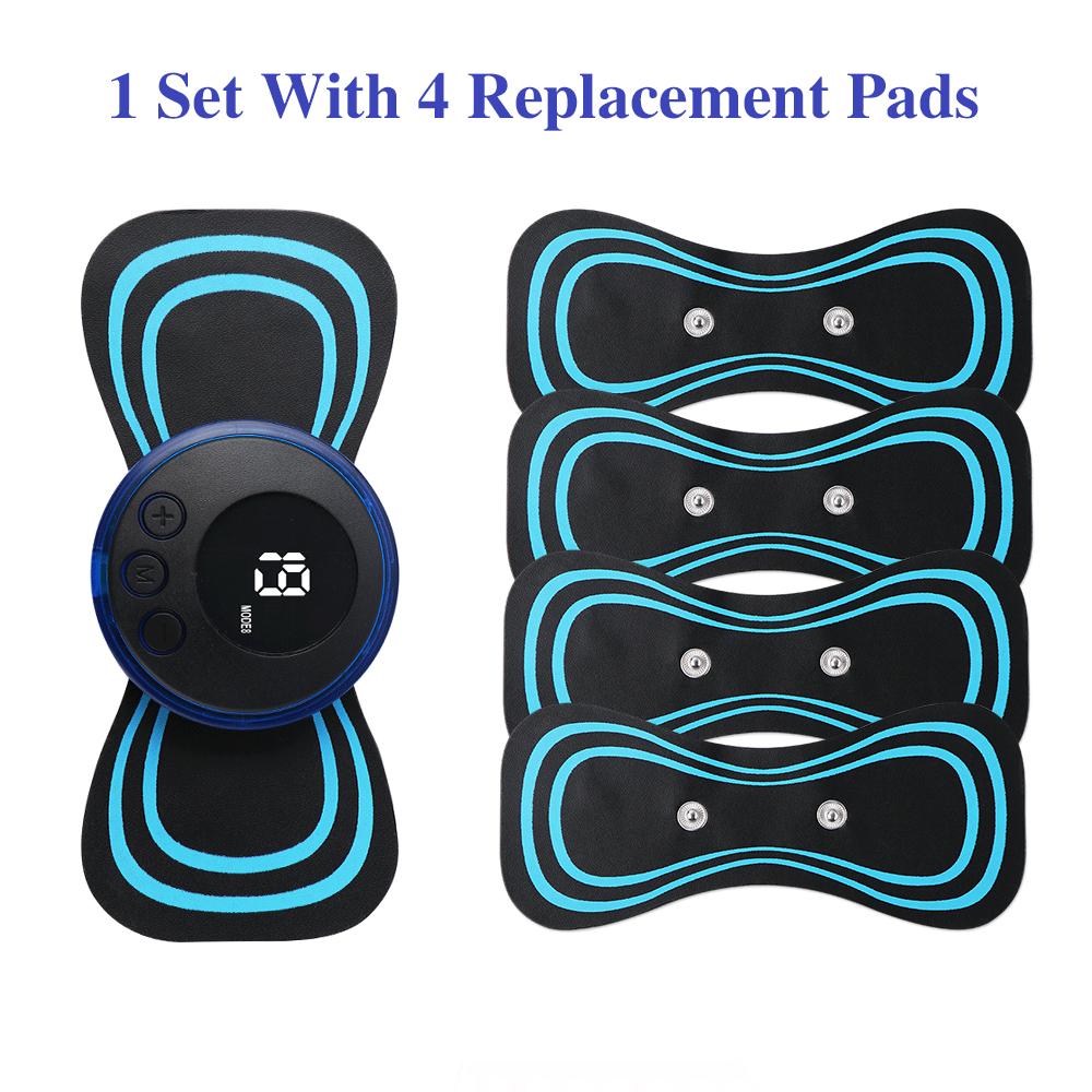 Mini EMS Neck Massager Portable Electric Stretcher For Cervical Pain Relief Shoulder Relaxation Muscle Therapy