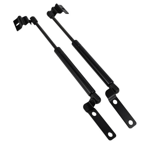 Set aus 2 schwarzen Metall-Motorhaubenstreben für die Motorhaube eines Autos