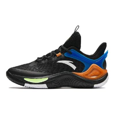 Wygodne Oddychające Antypoślizgowe Niskie Buty do Koszykówki dla Dzieci Dziecięce Sneakersy Czarne 312421112-4