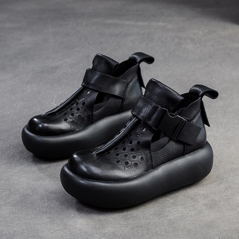 Johnature Retro biezas zoles dobas sandales