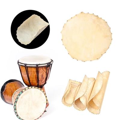 Pièces Accessoires de Tambour Bongo Tambour Africain Housses Pièces d'Instruments de Musique Peau de Chèvre pour Tambour