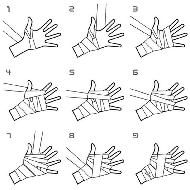 Muay Thai MMA Boxing Hand Wraps Protective Gear