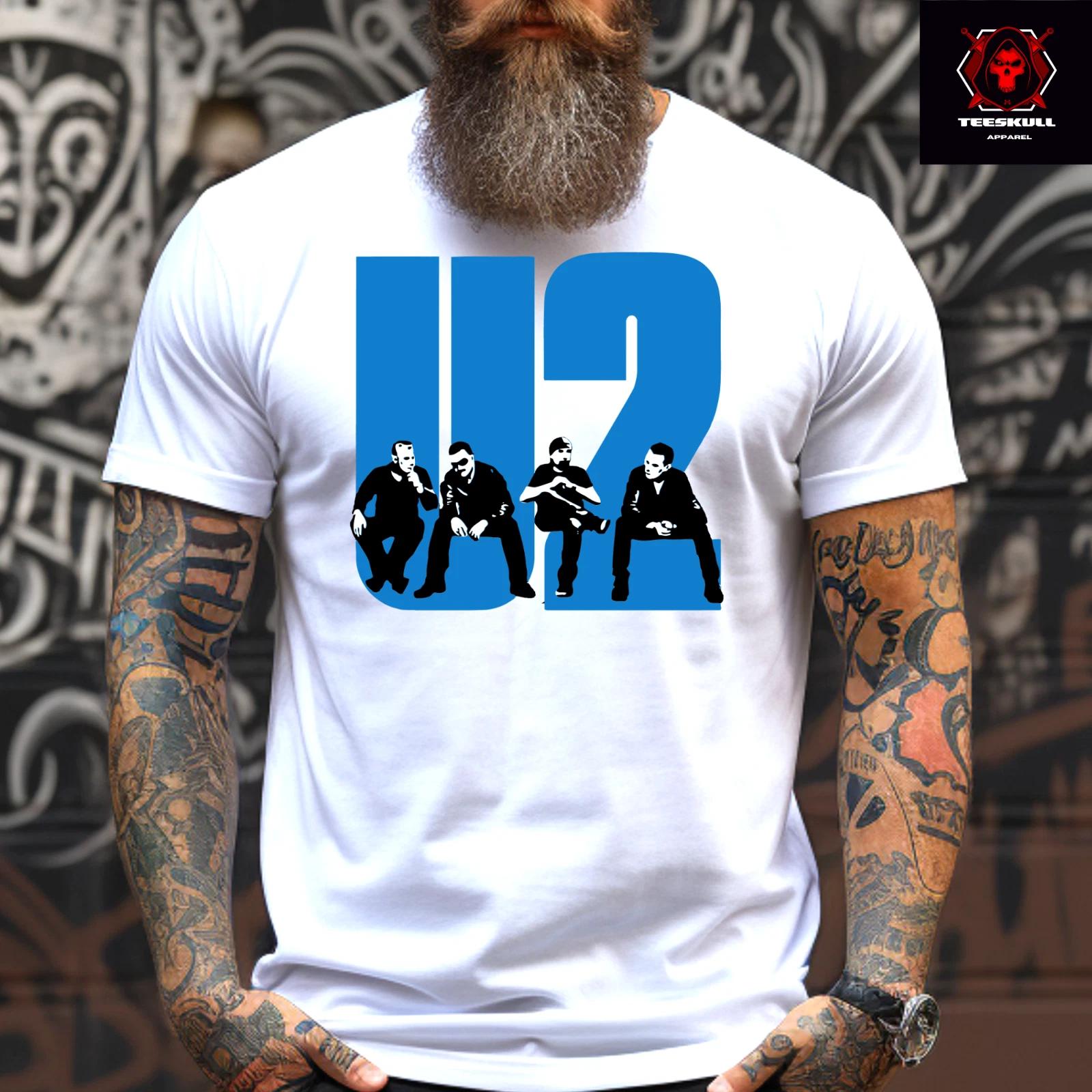 U2 Classic Rock Band Premium Heavy Cotton Unisex T-Shirt XL