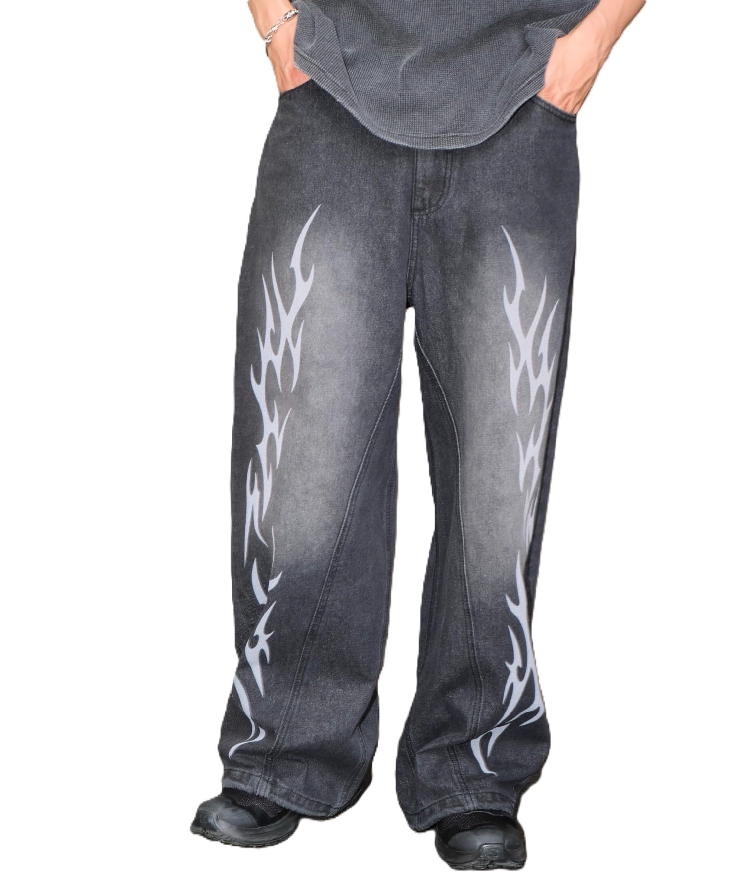 

WEGO Tribal Денім Вінтаж Розмір Денім Чорний Соната Чоловічі Штани, Штани, Низ, Джинси, Денім, Вуличний одяг, Одяг, Літо/Осінь, Подарунок, M,